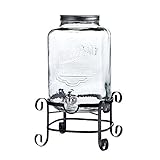 Jay Import 210263-GB Style Setter Main Street Beverage Dispenser with Stand, 3 Gallon