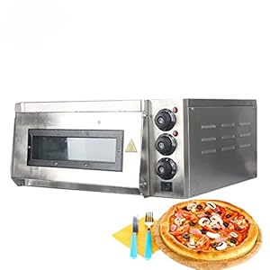 Pizzaoven, 2KW Commercial Electric Pizza Oven Single Layer Professionele Elektrische Bakoven Cake/Brood/Pizza Met Timer