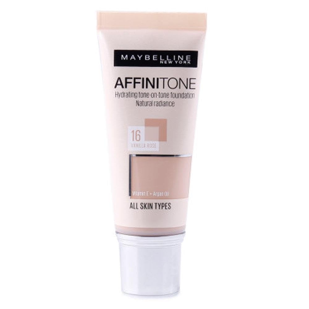 Maybelline Affinitone Unifying Foundation Cream (16 Vanilla Rose) 30 ml