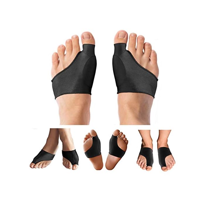 Copper Compression Bunion Corrector Relief Sleeve - Gel Cushion Pads - Copper Infused - Orthopedic Big Toe Alignment…