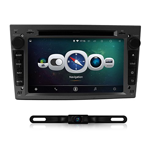 IOKONE Android 4.4 Quad Core Double DIN Car Stereo with DVD GPS Navigation Radio for Opel Astra(2004-2009) Support 3G Wifi Audio Input Bluetooth USB SD FM AM RDS SWC Mirror Link