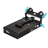 Fotga DP500 V-Mount Uninterrupted Power Supply BP Battery Plate & Charger for Sony A7/A7R/A7S II III A9 A6500 Panasonic GH4/5/5s Canon EOS 5D 6D 7D II III Nikon D850,Monitor w/Lock & 15mm Rod Clamp