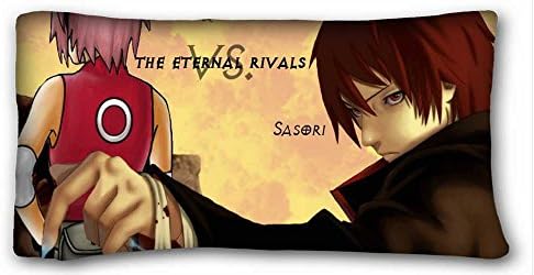 Custom Characteristic ( Anime Naruto ) DIY Pillow Cover Size 20"X36" suitable for Queen-bed PC-Yellow-29143