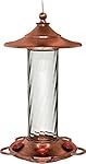 More Birds Glory Hummingbird Feeder, 12-Ounce, Copper and Glass