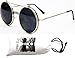 V137-vp Flip up /Out Round Metal Sunglasses 2