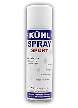 6 Dosen WM-Teamsport Original Sport- Kühlspray, Eisspray, Eis Spray, Kühl Spray, Kältespray 300 ml