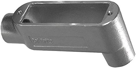 Calbrite - S62500LB00 - LB-Style 2-1/2 Conduit Outlet Body with Cover, Threaded Stainless Steel, 157.0 cu. in.
