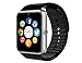 Sweatproof Watch Monitor Smart Watch Phone for iPhone 5s/6/6s and 3.5 or above Android or Above SmartPhones-Black