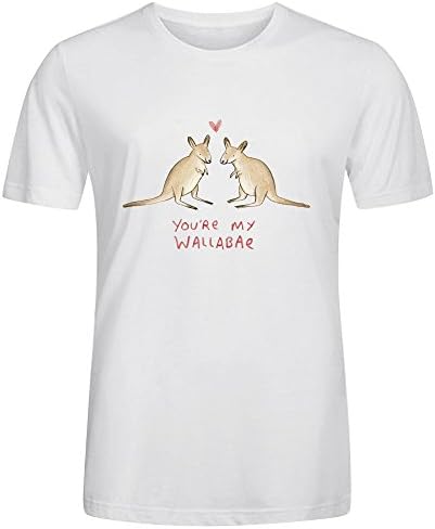 Wallabae O Neck T-Shirts For Man White