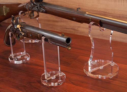 Elegant premium acrylic plastic display stand for guns rifles pistols swords - Thumbnail 4