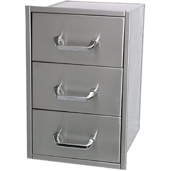 Amazon Com Solaire Narrow Shallow Stainless Steel Drawer Set For