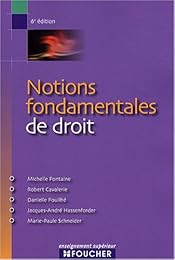 Notions fondamentales de droit