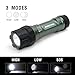 MOSSY OAK Tactical LED Flashlight Shock-proof 500 Lumens and Headlamp 300 Lumens, Battery Powered Helmet Light Combo Kit for Camping, Running, Hiking and Reading, 6 AAA Alkaline Batteries Included