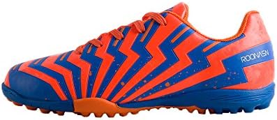ROONASN Kids' Outdoor/Indoor Soccer Shoes Athletic Soccer Cleats Football Boots Shoes(Little Kid/Big Kid)