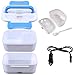 WHOSEE Electric Heating Lunch Box Portable Bento Meal Heater Food Warmer for Car and Home 12V Blue