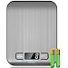 Digital Kitchen Scale/Food Scale, 50% More Precise, Used By Celebrities, Gorgeous Compact Design, Easy to Clean Slick Stainless Steel, Back-lit LCD Screen, (Batteries Included)