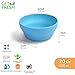 GET FRESH Bamboo Bowls 4 Pack, Bamboo Fiber Dinnerware Set, Non-toxic Bamboo Dinnerware Multiple Colors, Bamboo Fiber Bowls for Healthy Dining
