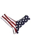 Pink Queen Women's Brazilian V-style Bikini Swimsuit Bottoms Swimwear
