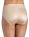 Vanity Fair Women's Body Caress Hi Cut #13137, Damask Neutral, 8