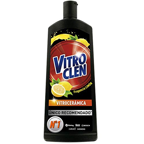 Reiniger für Glaskeramik und Induktion, Creme, entfettet und glänzend, Zitronenduft, 450 ml