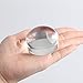 2'' Magnifying Dome - Optical Acrylic Portable Paperweight Magnifier Extremely Clear Reading Aid Magnifying Glass Dome Easy to Glide for Reading Books,Map,Newspaper and Magazine by BIJIA(50mm) …