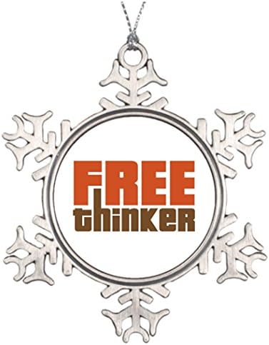 Personalised Christmas Tree Decoration Free Thinker Personalized Snowflake Ornaments Christmas Agnostic