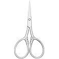Motanar Beard Mustache Scissors Stainless Steel Mustache Trimming Shear Men Beard Scissors for Facial Body