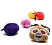 Niviy 30 Pack Emoji Keychains Mini Emoji Plush Pillows for Birthday Party, Home Decoration, Kid Prizes and Party Supplies 2