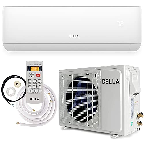 DELLA 12,000 BTU Mini Split Air Conditioner Heater Ductless