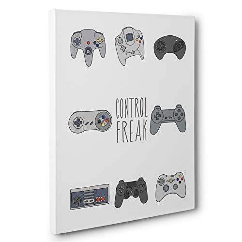 Control Freak Kid Room Canvas Decor Wall Art