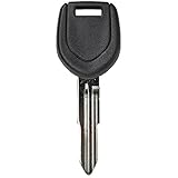 qualitykeylessplus Replacement Transponder Chip Key MIT12PT for Mitsubishi Vehicles with Free KEYTAG
