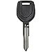 qualitykeylessplus Replacement Transponder Chip Key MIT12PT for Mitsubishi Vehicles with Free KEYTAG