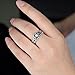 Allencoco 925 Sterling Silver Crown Shape Cubic Zirconia Bead Stackable My Princess Tiara Rings Size 5