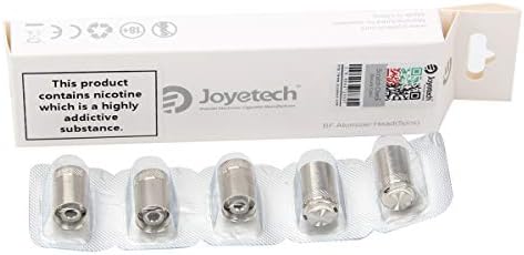 Joyetech Cubis Series Atomiser Replacement BF SS316 Coils Head 1.0 ohm Pack of 5-No Tobacco, Nicotine-Free