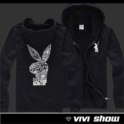 Amazon Bigbang 服 G Dragon T O P服gd パーカ T O P服 Bigbang風 M ブラック トレーナー パーカー 通販