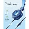 Kids-Headphones-2-Pack-iClever-Wired-Headphones-for-Kids-with-MIC-Volume-Control-Adjustable-Headband-Foldable-Headphones-Kids-on-Ear-for-SchoolTravelPhoneKindlePCMP3 iClever Kids Headphones 2 Pack, Wired Headphones for Kids with MIC, 85/94dB Volume Control, Adjustable Headband…