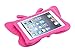 iPad mini case, Leebay Non-toxic Light EVA iPad mini 4 3 2 case, Kids-use 3D Cartoon Butterfly ipad mini case, Shockproof Cover with Stand for kids (Rose)