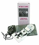Secure Portable Home & Travel Door Safety Lock - Personal Protection for Home, Hotel, Business, College Student Dorm Room