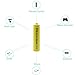 QBLPOWER 1.2v AAA NiCd 600mAh Triple A Rechargeable Battery Cell for Outdoor Solar Lights Garden Lamp (4 Pack AAA)