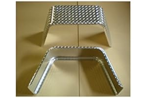 FENDERS INC (2) Square Flat Top Aluminum Tread Plate Trailer Fenders 34" L 17.25" H 10" W