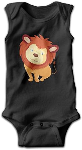 Michael Conti Cute Big Cat Lion Sleeveless Baby Romper Breathable Cute Toddler Child Newborn Baby Cotton Romper Toddler Clothes Jumpsuit Clothes 18 Months