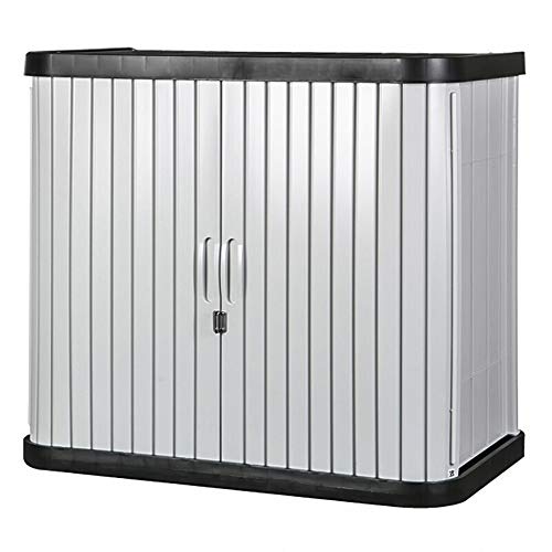 KPOON Outdoor Storage Locker Werkzeugkasten Balkon Außen Locker Sonnenschutz wasserdichter Garten-Werkzeug…