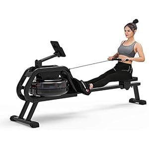 MGIZLJJ Rowing Machines, Water Resistance Rowing Machine Home Use,Simulate Underwater Sound Indoor Rower,Foldable Rowing…