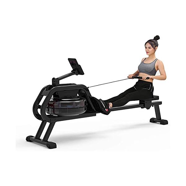 MGIZLJJ-Rowing-Machines-Water-Resistance-Rowing-Machine-Home-UseSimulate-Underwater-Sound-Indoor-RowerFoldable-Rowing-MachineAPP-Intelligent-Controlwith-LCD-DisplayDisplay-TimeSpeedDistanceCa MGIZLJJ Rowing Machines, Water Resistance Rowing Machine Home Use,Simulate Underwater Sound Indoor Rower,Foldable Rowing…
