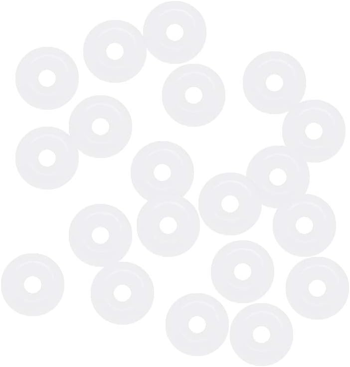 sourcing map Silicone O-Rings VMQ Seal Gasket White 4mm OD 1mm ID 1.5mm Width
