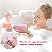 Bath Brush Bamyko Silicone Shower Loofah Brush 2 in 1 Face & Body Gentle Scrub Skin Exfoliation Massage Nubs for Baby, Men and Women