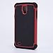 32ndShock Proof Heavy Duty Defender Case Cover for for Samsung Galaxy S4 Active i9295 - Red