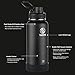 Takeya Actives Insulated Stainless Steel Water Bottle with Spout Lid, 64 Ounce, Onyx