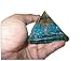 Jet Blue Chakra Orgone Pyramid Free Booklet Jet International Crystal Therapy Crystal Gemstones Copper Metal Mix Rare Healing Positive Energy