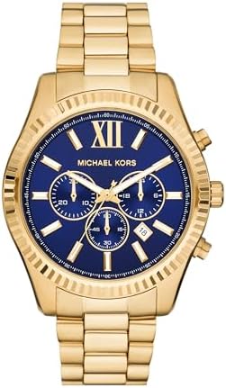Amazon.com: Michael Kors Lennox Chronograph Gold-Tone Stainless